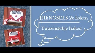 Hengsels VW tas Natalie Visser  Tussenstukje haken met thermostitch [upl. by Ellah840]