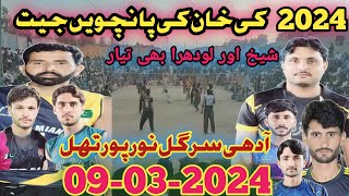 Zubair Khan Vs Waseem Sheikh Volleyball Match Noorpoor Thal 2024 [upl. by Ephrayim822]