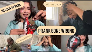 Jolo Chips prank  Prank gone wrong duniya ki sabse zyada mirche [upl. by Melquist]