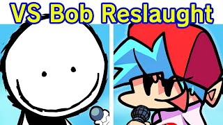 Friday Night Funkin VS Bob Reslaught Demo  Cutscenes  Ron FNF ModFANMADE WitheredSunshine [upl. by Assetal765]