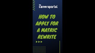 Heres a guide on how to apply for a Matric Rewrite [upl. by Areema932]