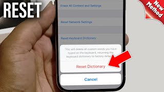 How To Reset Keyboard on iPhone [upl. by Leiruh]