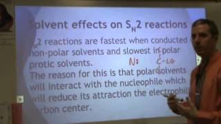 SN1 and SN2 reactions  mechanism and how to tell which will occur [upl. by Joy514]