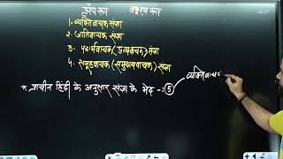 हिंदी संज्ञा  UPSI HINDI NAVEEN SIR part 1 [upl. by Ehc]