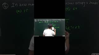 Math class 11  Permutation and combination class 11  JAC BOARD MATH shortsfeed shorts trending [upl. by Martijn]