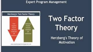 Two Factor Theory  Herzbergs Theory of Motivation [upl. by Lubeck]