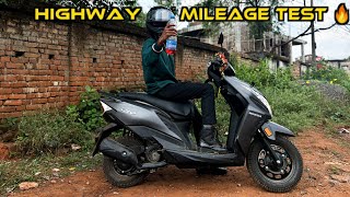 Honda Dio Mileage Test ⚡ Before First Service 😟  Ami On 390 jharkhand [upl. by Augustus]