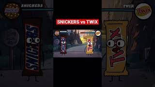 SNICKERS vs TWIX [upl. by Jedthus892]