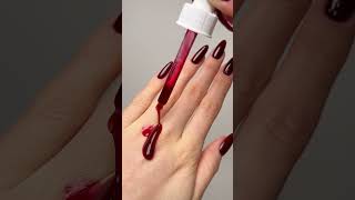 The PERFECT Red Nails At Home  Nail Polish Application amp Handcare nails nailhacks [upl. by Formica743]