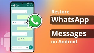 2 Ways How to Restore Deleted WhatsApp Messages without Backup on Android 2023 [upl. by Cicero]