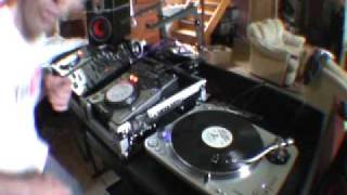 How to do a spin back on a VINYL TURNTABLE video 6 [upl. by Imyaj]