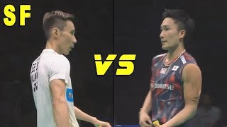 LEE Chong Wei vs Kento MOMOTA  Badminton Asia Championships 2018 SF [upl. by Amalle]