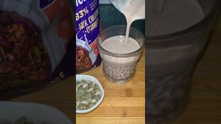 Muesli banana smoothie healthy breakfast smoothie recipe [upl. by Achilles]