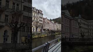 Karlsbad Tschechien im November 2024  The old European city of Karlovy Vary Czechia in autumn [upl. by Assirrem933]