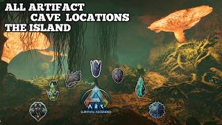 All Artifact Cave Locations on The Island In ARK Survival Ascended [upl. by Carlstrom]