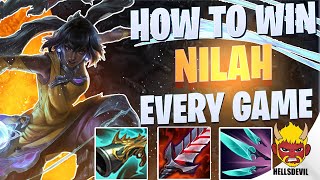 WILD RIFT  How To Win Games With Nilah  Challenger Nilah Gameplay  Guide amp Build [upl. by Barbour]