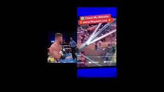 Canelo Alvarez vs Gennadiy GGG round 4 part 3 boxing canelo ppv ufc mma foryou alvarez fyp [upl. by Inava]