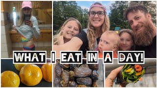 What I Eat in a Day Family Camping VLOG  15 lb Weight Loss on Fruits and Greens [upl. by Reggi]