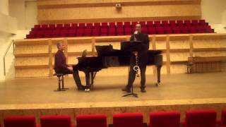 Othmar Schoeck  Sonata for bass clarinet and piano [upl. by Adnicul697]