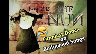 THE NUN dances on BOLLYWOOD Songs  Sadda Cyapa performing LIVE at DDU University [upl. by Jamieson351]