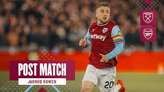 quotBeing Down 40 At Home Is Unacceptablequot  West Ham 25 Arsenal  Jarrod Bowen  Post Match Reaction [upl. by Attehcram184]