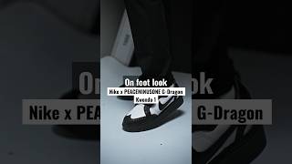 Up Close with Nike x PEACEMINUSONE GDragon Kwondo 1 quotBlack and Whitequot 👀🔥 sneakers [upl. by Sokem]