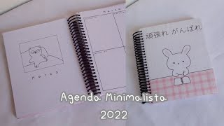 DIY Agenda minimalista 2022  Imprimible [upl. by Zeitler]