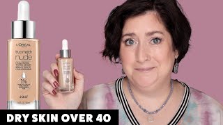 LOREAL TRUE MATCH NUDE FOUNDATION  Dry Skin Review amp Wear Test [upl. by Mckenna]