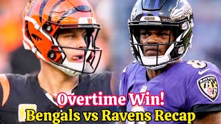 Bengals vs Ravens Full Game Recap Player Stats amp Highlights  Thursday Night Football 2024 [upl. by Artnoed]