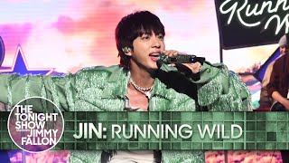 Jin Running Wild  The Tonight Show Starring Jimmy Fallon [upl. by Ahsuatal]