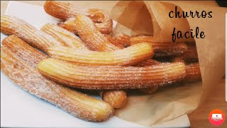 VOICI COMMENT FAIRE DES CHURROS EXTRA FACILE SANS MACHINE😋4K [upl. by Hach]