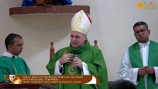 🔴 Envivo  Santa Misa visita de Nuncio Apostólico a distrito de Tacuba por víctimas de temporal [upl. by Hakceber]