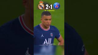 Real Madrid 🇪🇸 VS PSG 🇫🇷 UCL 2022 Mbappe Offside Benzema Aura [upl. by Tyson]