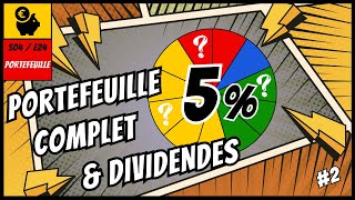 Investir en BOURSE  AUGMENTER facilement votre RENDEMENT Portefeuille dividendes complet [upl. by Eiznikam]