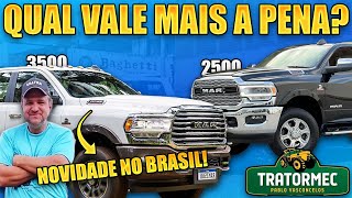 RAM 2500 OU RAM 3500 QUAL A MELHOR DELAS AGUENTAM O SERVIÇO PESADO UM SONHO DO POVO AGRO [upl. by Rance]