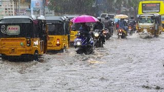 Chennai Rain Causes Major Train Disruptions and Cancellations chennairains chennainews [upl. by Slinkman]