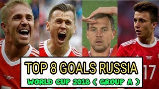 All Russian Goals in Group A  Round of 16 WORLD CUP 2018 [upl. by Grunenwald]