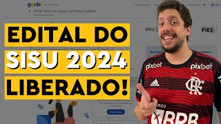 EDITAL DO SISU 2024 LIBERADO  COMO FUNCIONARÁ O SISU 2024 REGRAS DATAS LISTA DE ESPERA E ETC [upl. by Wolgast684]