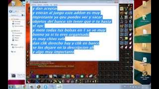 Como instalar Addon Bagnon para wow 335a instalar cualquier addon [upl. by Cohette]