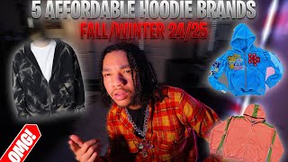 5 AFFORDABLE HOODIE BRANDS YOU NEED TO KNOW FOR FALLWINTER [upl. by Hurlow]