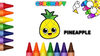 Vibrant Shades A Creative Guide to Coloring Pineapples [upl. by Winton]