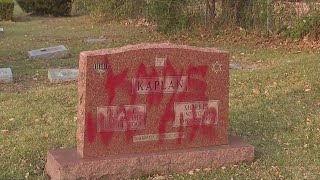 Kanye was rite Jewish cemetery vandalized in suburban Chicago [upl. by Otilegna968]