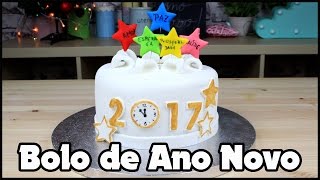 Bolo de Ano Novo  Bolo para o Ano Novo Bolo de Reveillon  Cakepedia [upl. by Ayikan330]