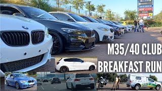 BMW Breakfast run to drag racing event M3540 club South African car event Cars924 [upl. by Ardnassac]