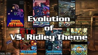 Metroid  Evolution of Vs Ridleys Theme [upl. by Sitra]