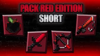 ★ Best RED Minecraft PvP Texture Pack l Pack Red Edition SHORT Sword ★ [upl. by Esilenna117]