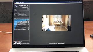 MacBook Pro 16 with i79750H in Cinebench R20 Benchmark [upl. by Erickson]