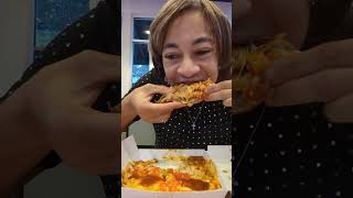 Mexican Pizza Mukbang Fail TacoBell [upl. by Johanan]