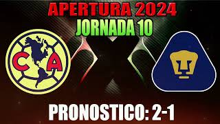 Pronósticos Jornada 10 Apertura 2024 Liga MX 🔥 ganador y goles [upl. by Bacchus188]