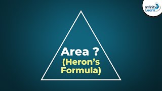 Area of a Triangle  Herons Formula GMATGRECATBank POSSC CGL  Dont Memorise [upl. by Anoniw]